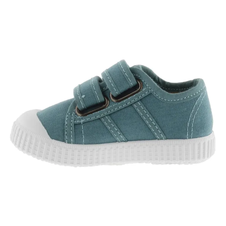 Victoria Baskets Scratchs Tiras Lona | Bleu