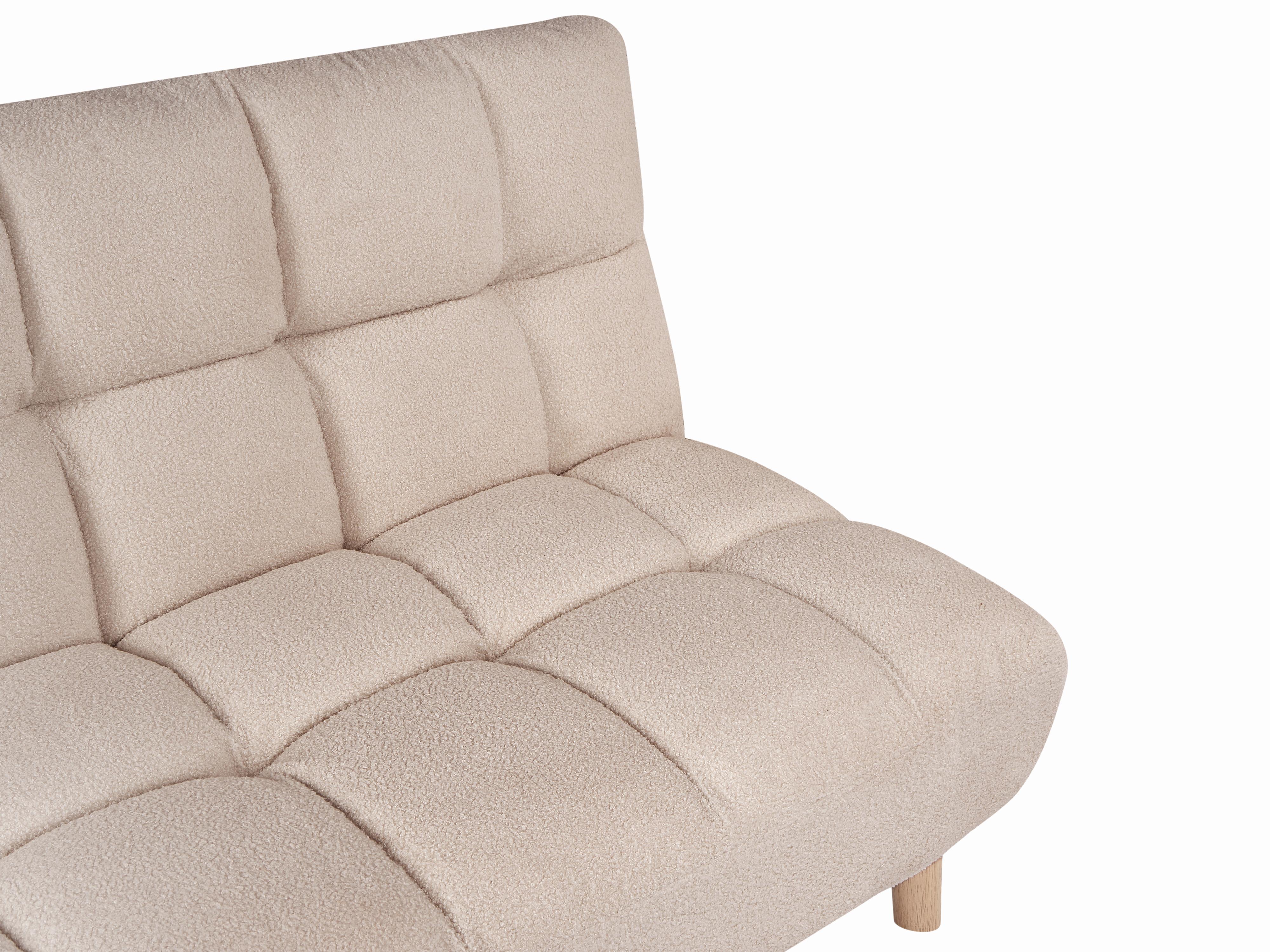 Slaapbank 2-zits RISOR Bouclé Beige