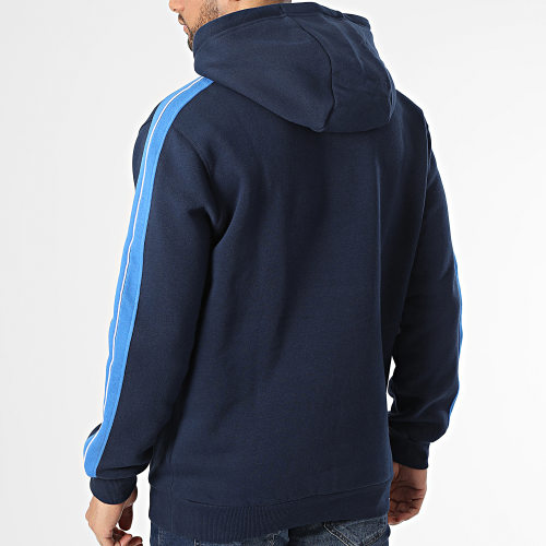 Sweat Capuche A Bandes Paiger SHQ17626 Bleu Marine
