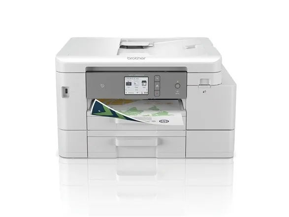 Brother MFC-J4540DWXL - Multifunktionsprinter - farve - blækprinter - A4/Legal (medie) - op til 13 spm (kopiering) - op til 20 spm (udskriver) - 150 ark - 14.4 Kbps - USB 2.0, LAN, Wi-Fi(n), NFC