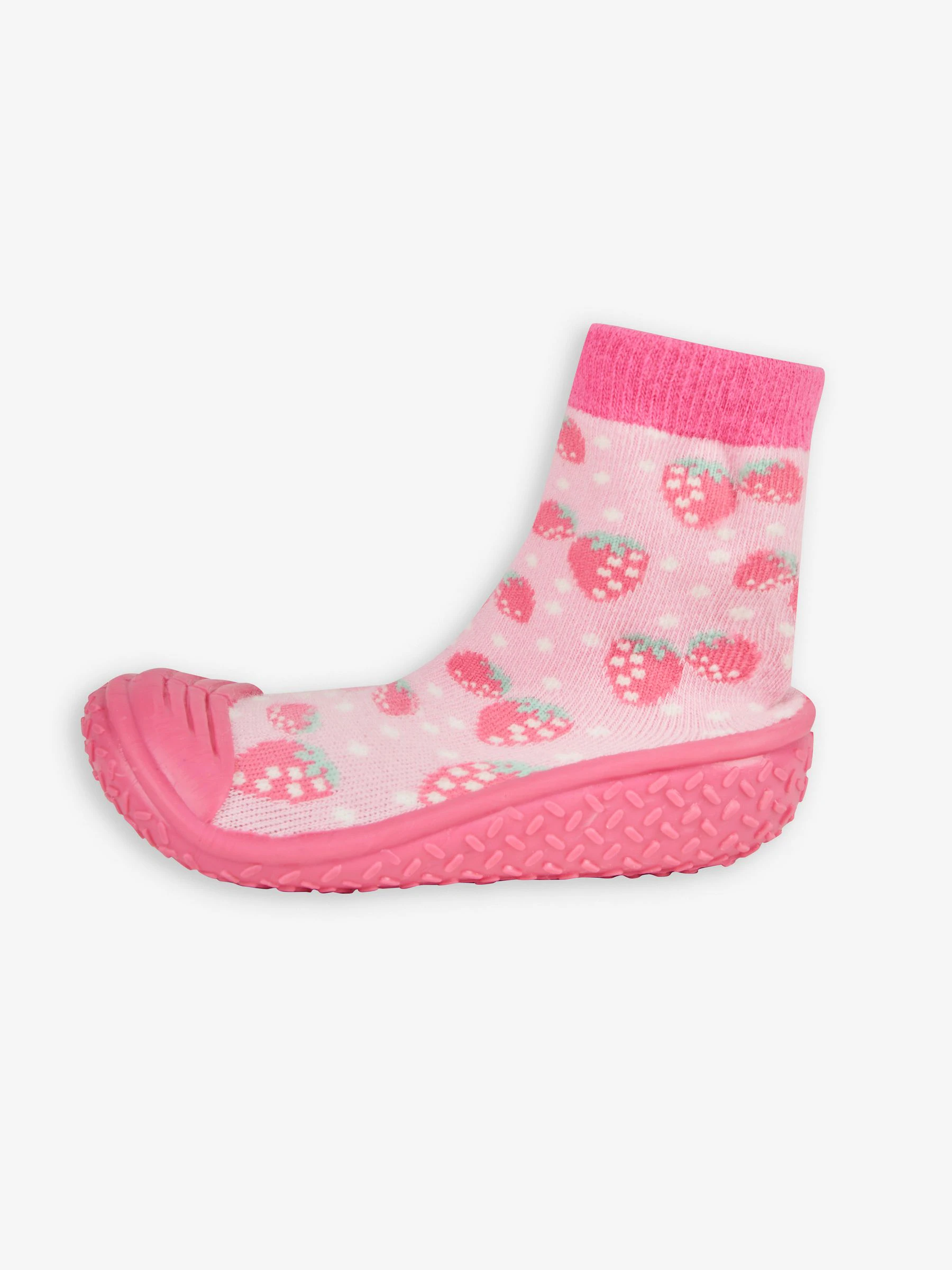 Roze aardbei - JoJo Maman Bébé - Indoor pantoffelsokken voor binnen