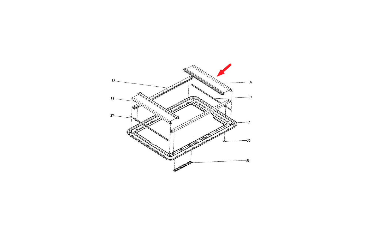 Dometic Verdunkelungsrollo