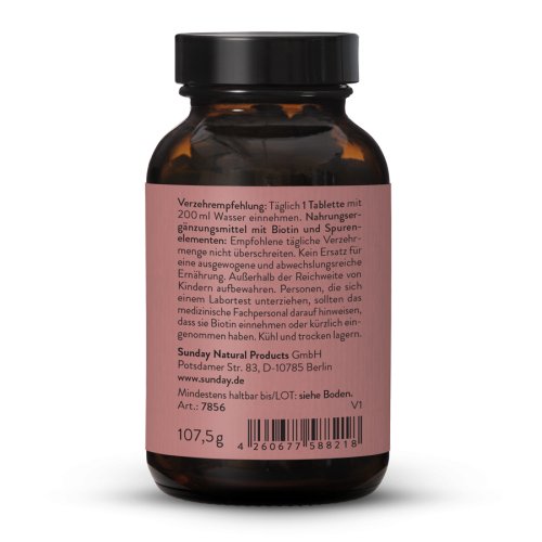 Sunday Natural Products  Haut haare nägel Biotin forte
