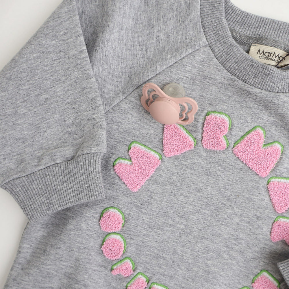 Køb MarMar Double Jersey Pink Logo Theos Sweatshirt