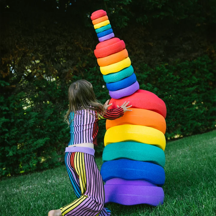 Stapelstein® - Original rainbow classic, multicolor (6er-Set)