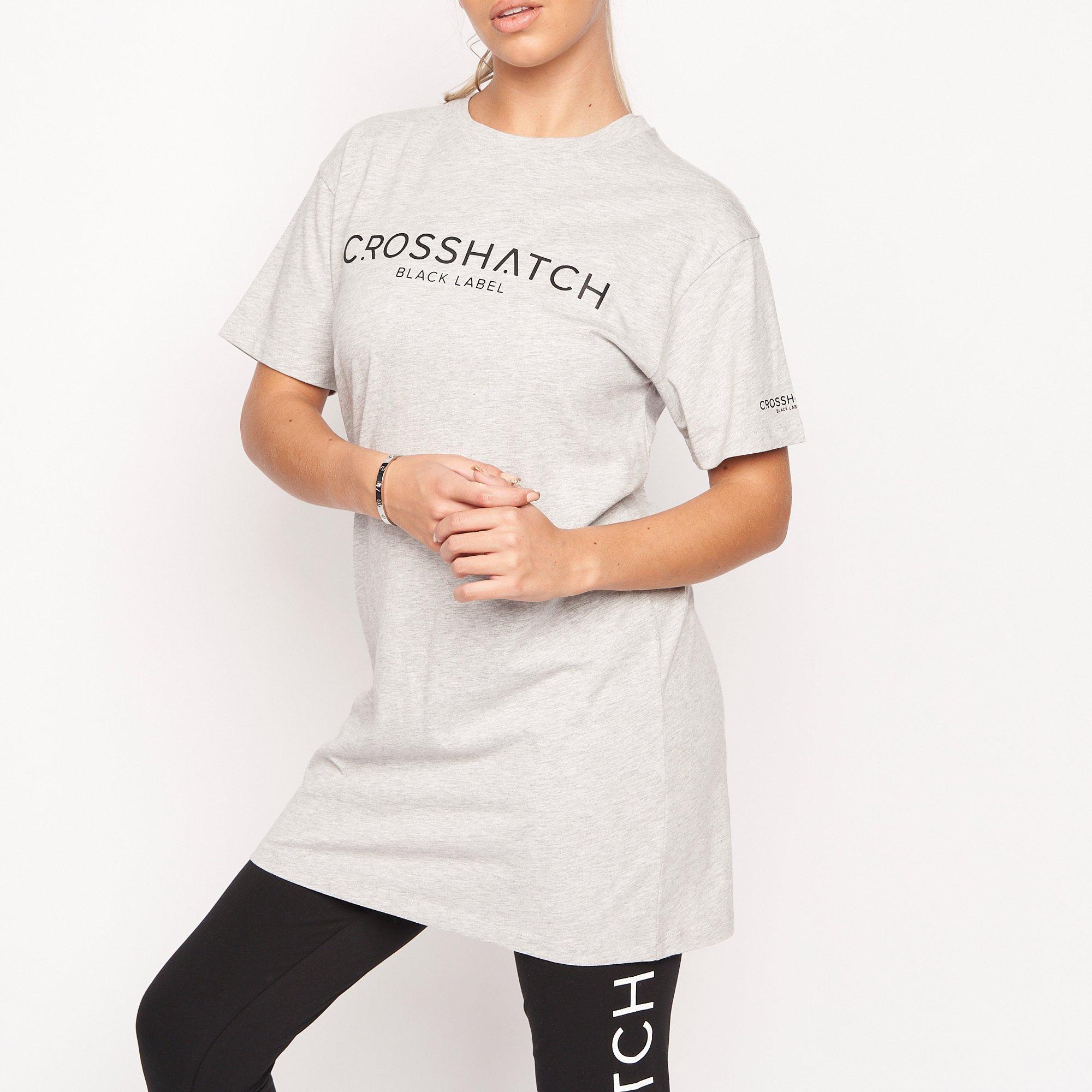 Crosshatch T Shirt Dress Womens