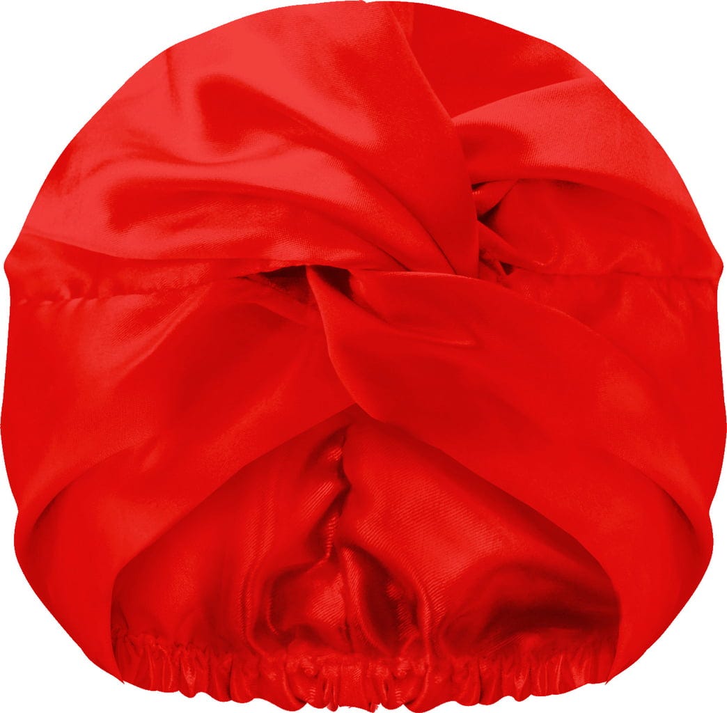 GLOV  COOLCURL Sweet Dreams Satin Set, Red