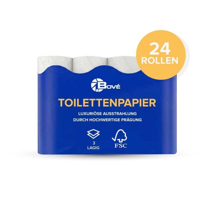 Toiletpapier 24st soft cellulose 3laags 250vel 24rollen (6151204934982)