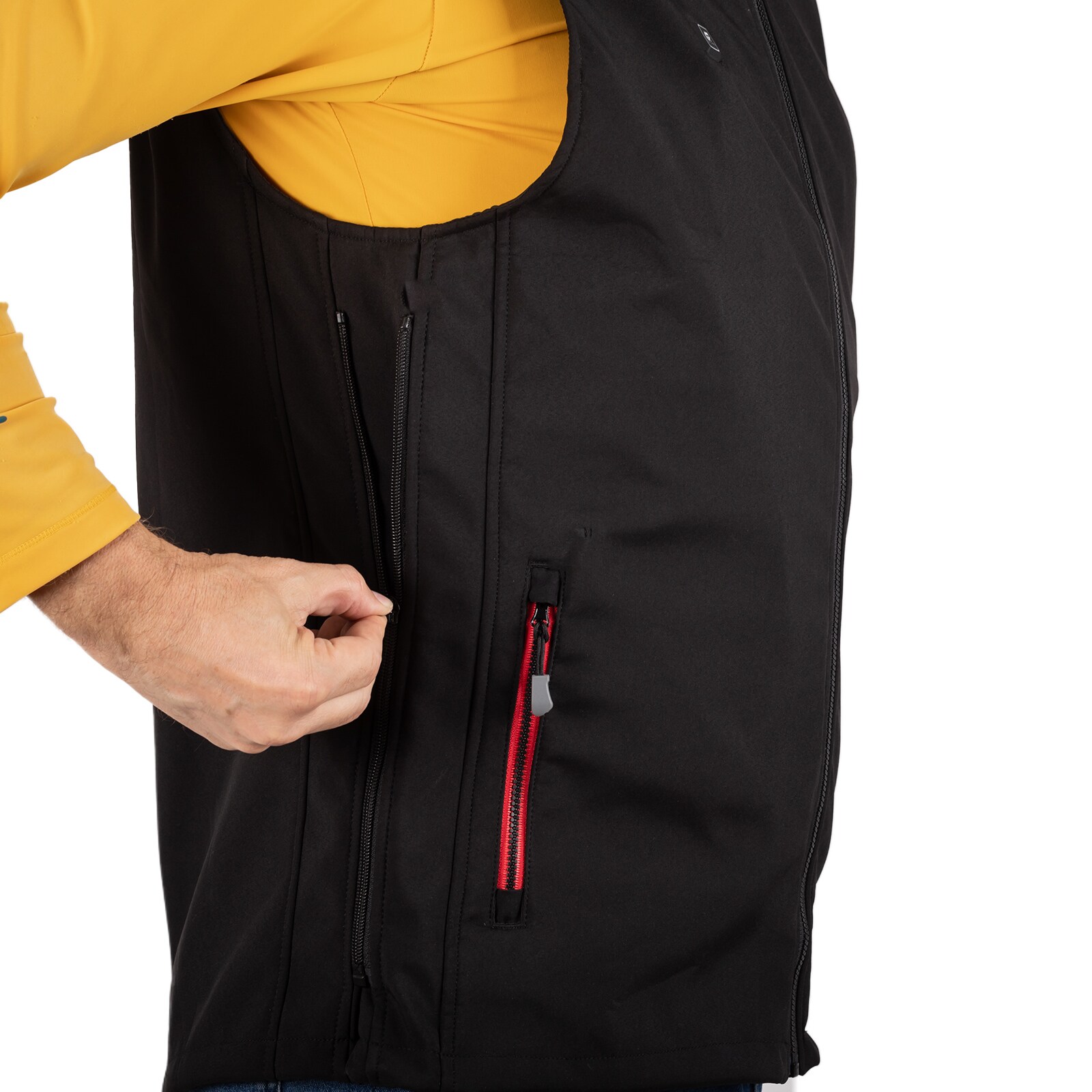 OUTCHAIR Heizweste Powerbank Warm Me Wärme Weste Beheizbar Beheizt Fleece Herren Größe: L/XL