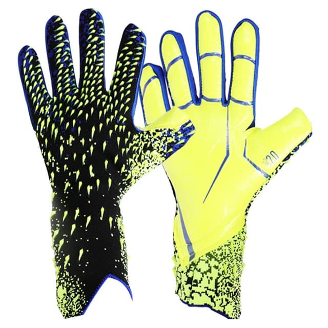 1 par Tykke Latex Palm Målmandshandsker Anti-Slip fodboldtræning