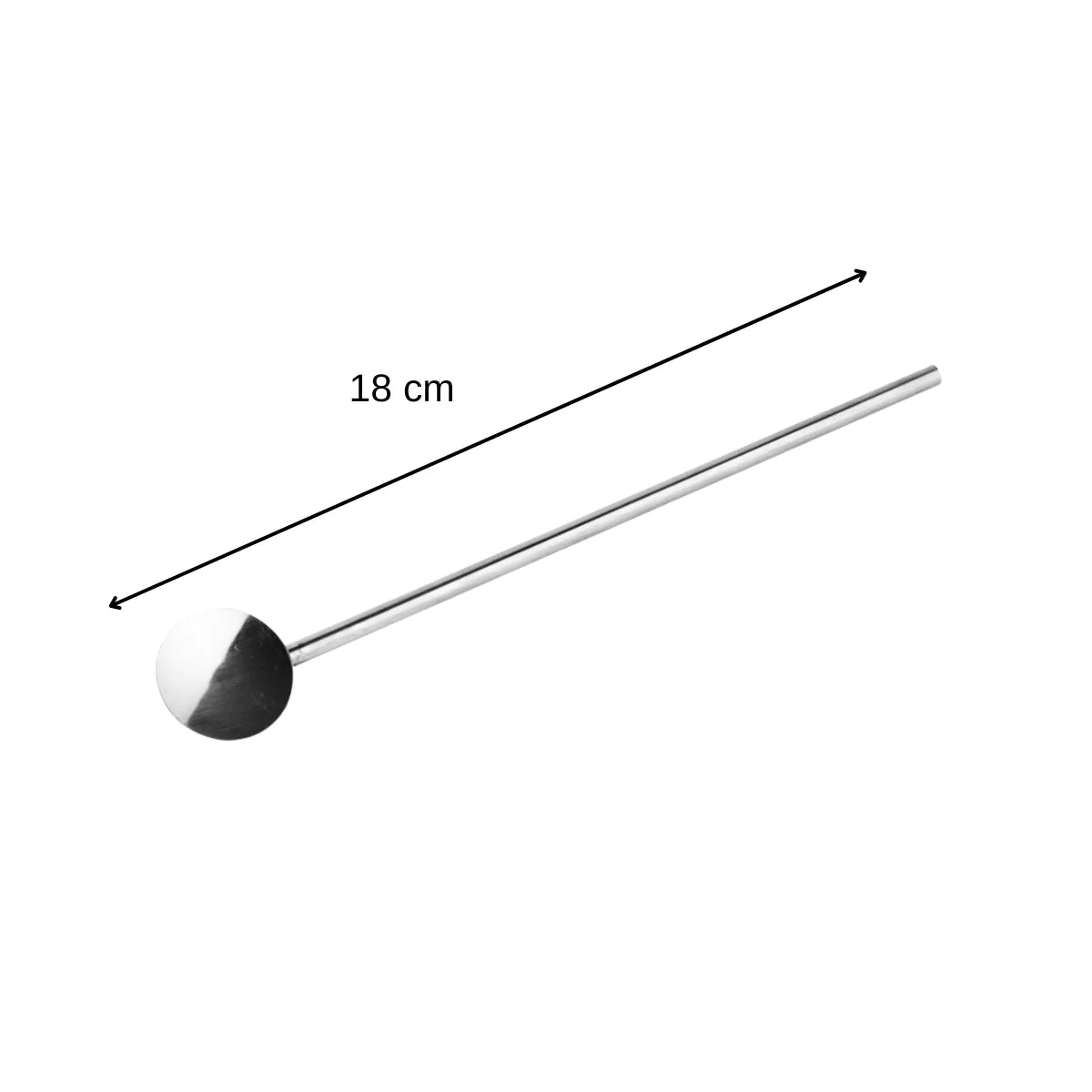 Lot de 3 cuillères à paille réutilisables Bar Concept Fackelmann