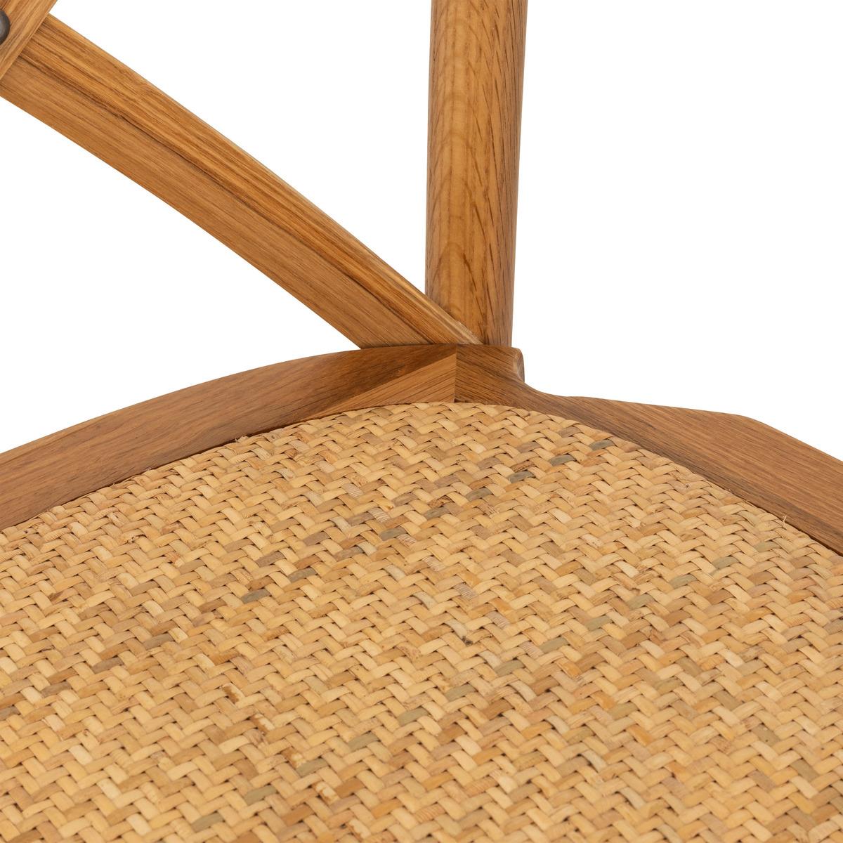 TABOURET DE BAR ISAK CHENE BEIGE H.110CM