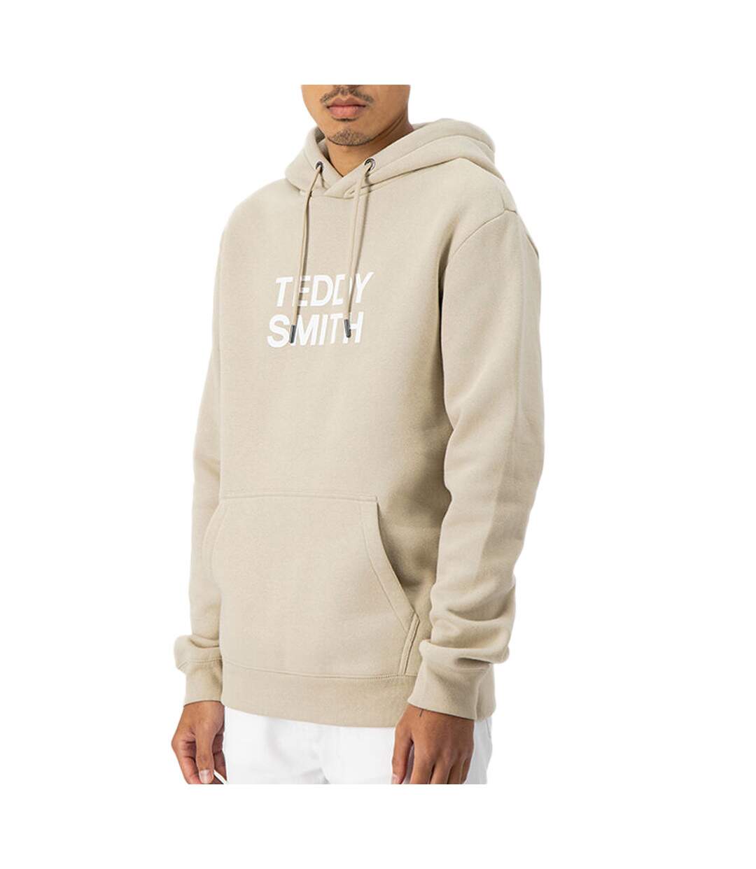 Sweat à capuche Beige Homme Teddy Smith Siclass