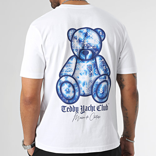 Tee Shirt Oversize Large Maison De Couture Blue Sapphire Blanc