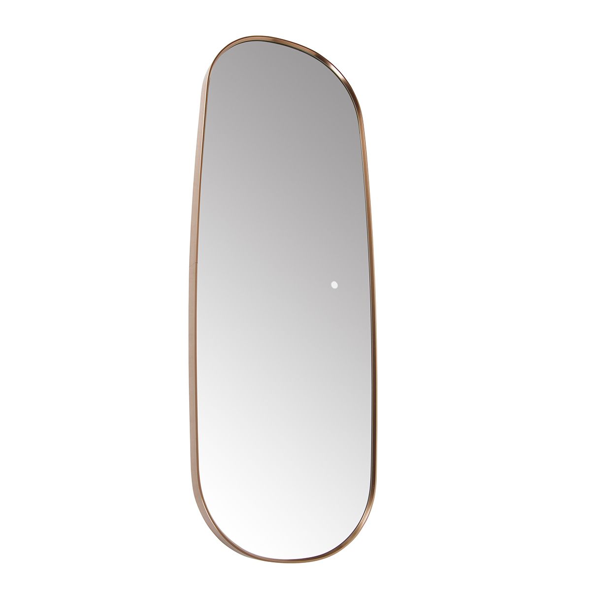 Badkamerspiegel rosé goud incl. LED en touch dimmer - Geraldien
