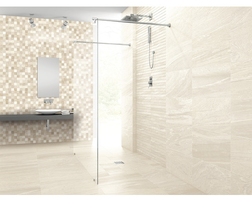 Porseleinen wandtegel Sahara Beige 32 x 62,5 cm