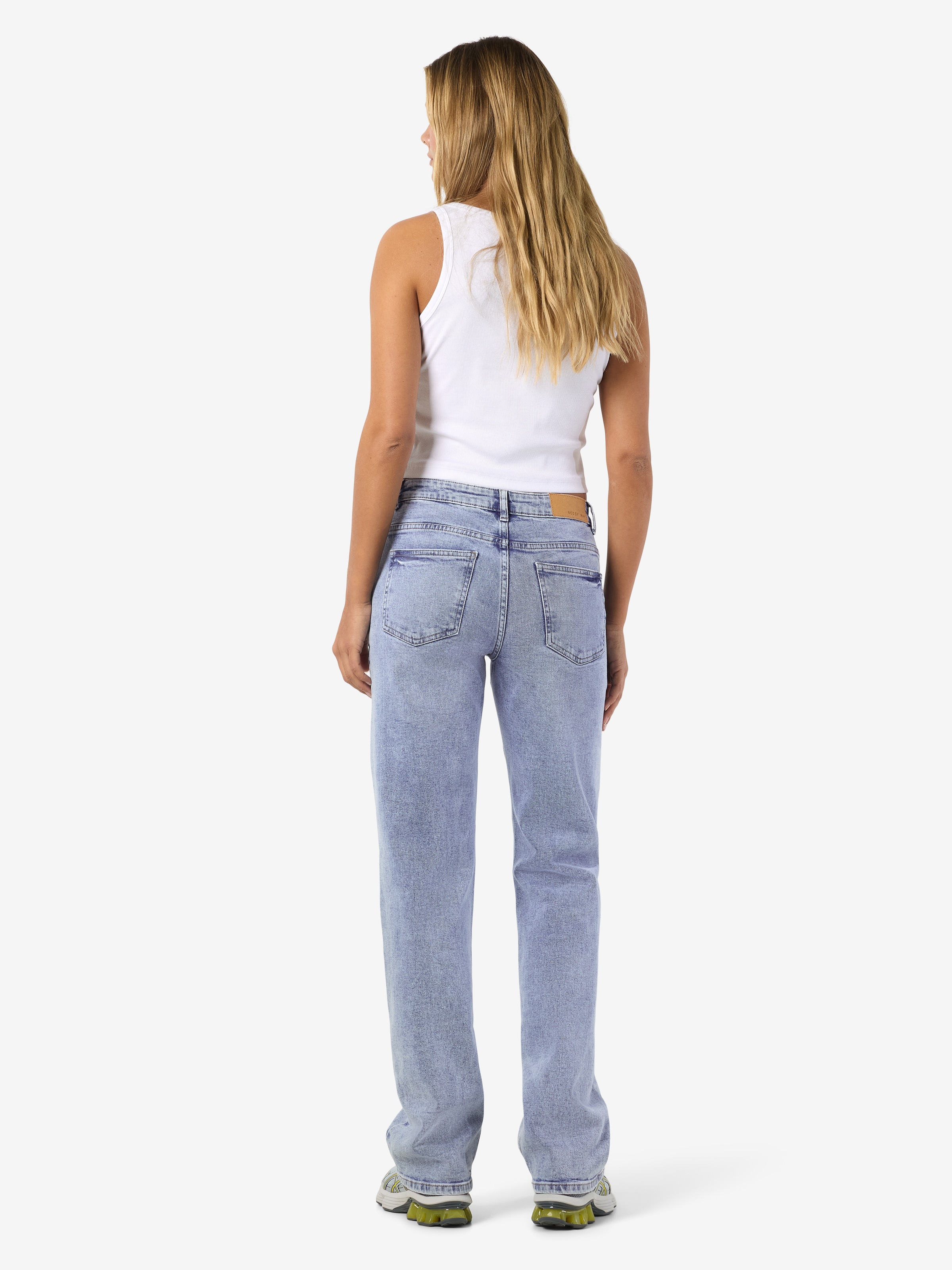 Noisy may High-waist-Jeans »NMMONICA HW STRAIGHT JEAN AZ359LB NOOS«