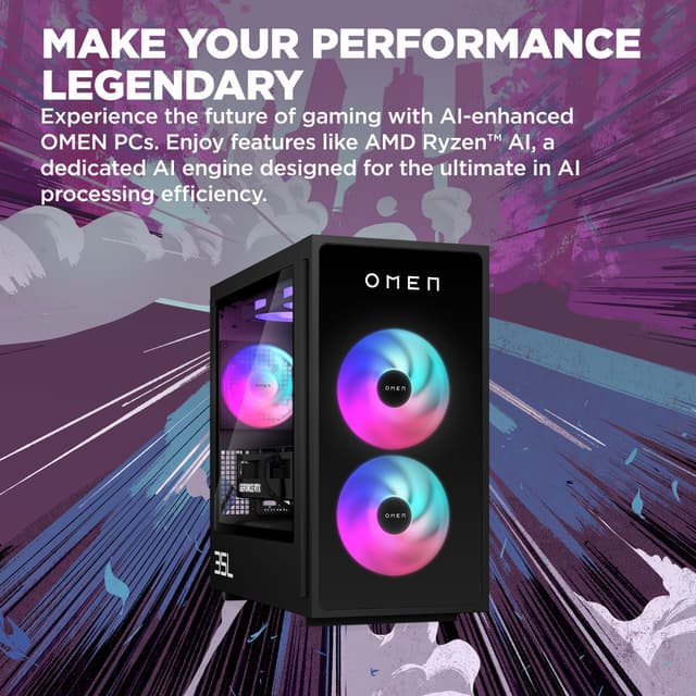 HP OMEN 35L GT16-0852no R7-8700F/16/1TB/5060 Ti gaming-computer