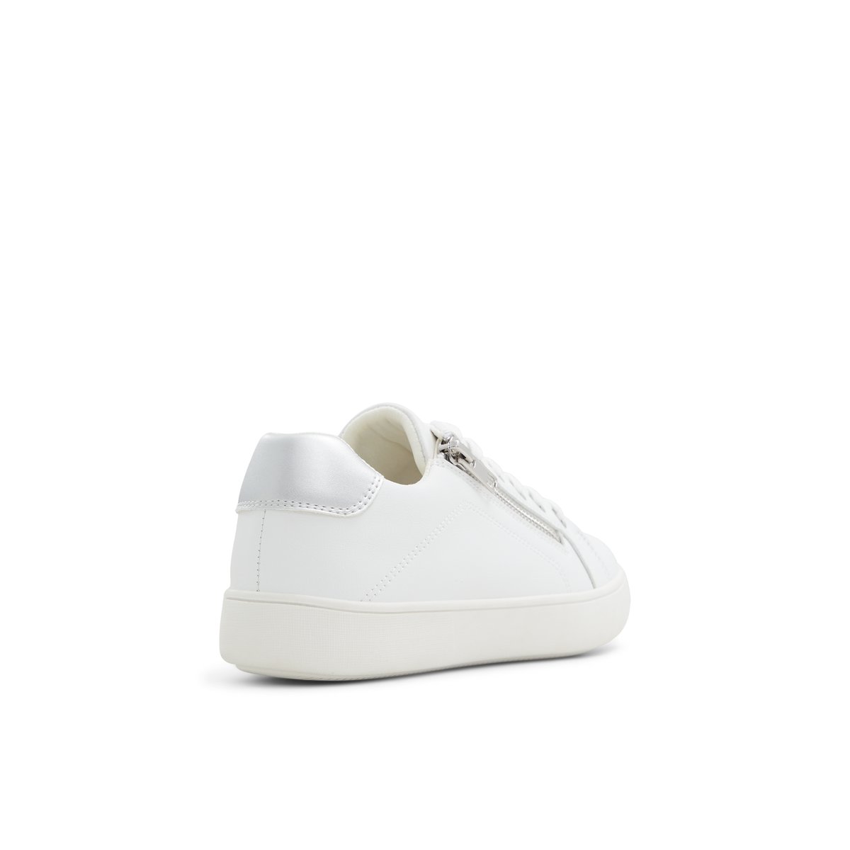 SOLEMATE-Monoun-Baskets - Talon plat - Blanc
