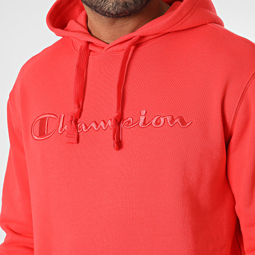 Sweat Capuche 218486 Rouge