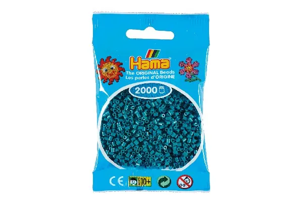 Hama mini perler 2000 stk. petrol