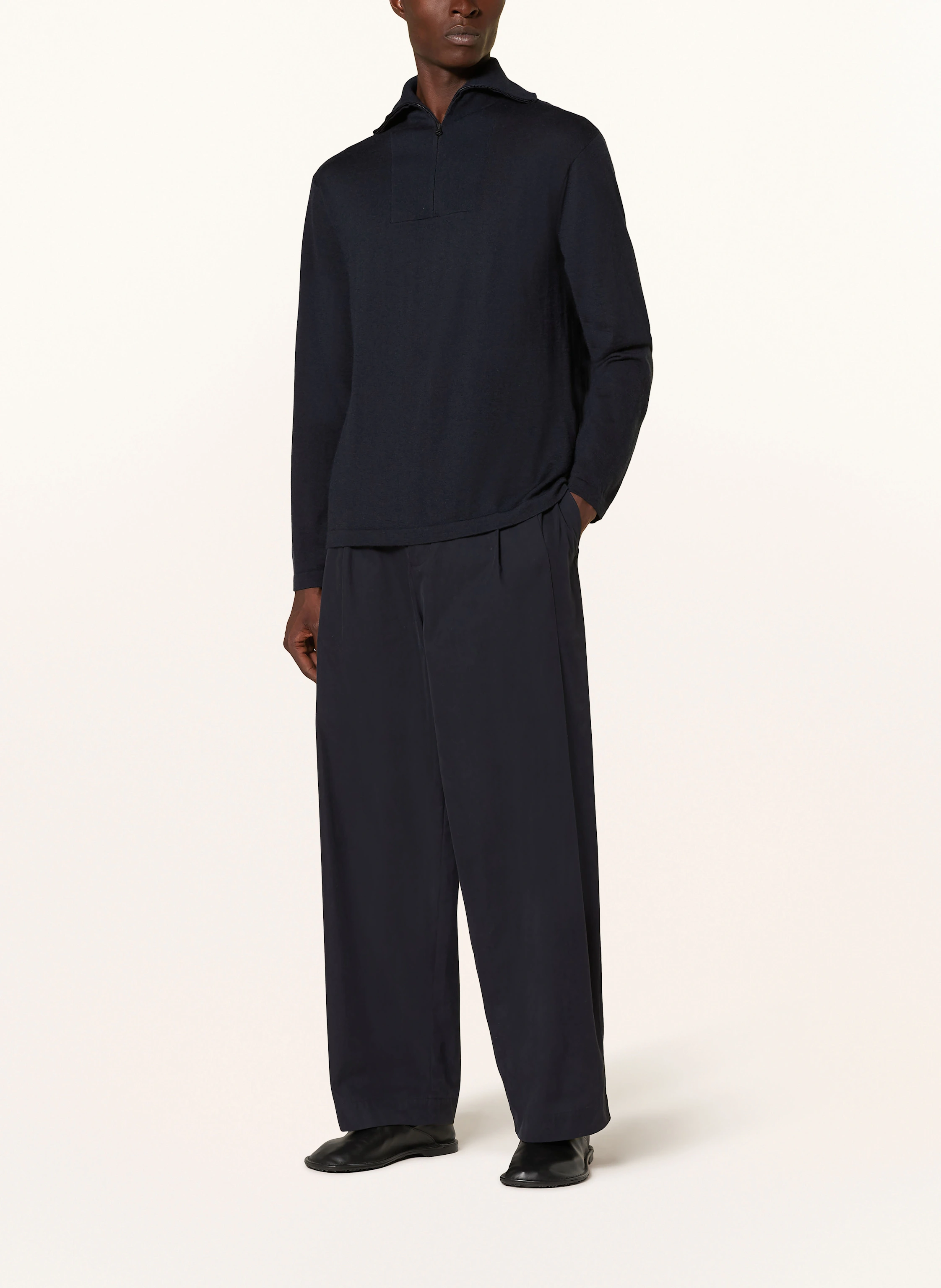 LISA YANG Strick-Poloshirt BOSCO aus Cashmere
