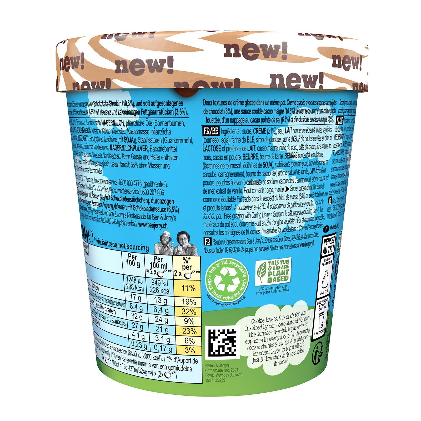 Ben & Jerry's Sundae Cookie Vermon-ster
