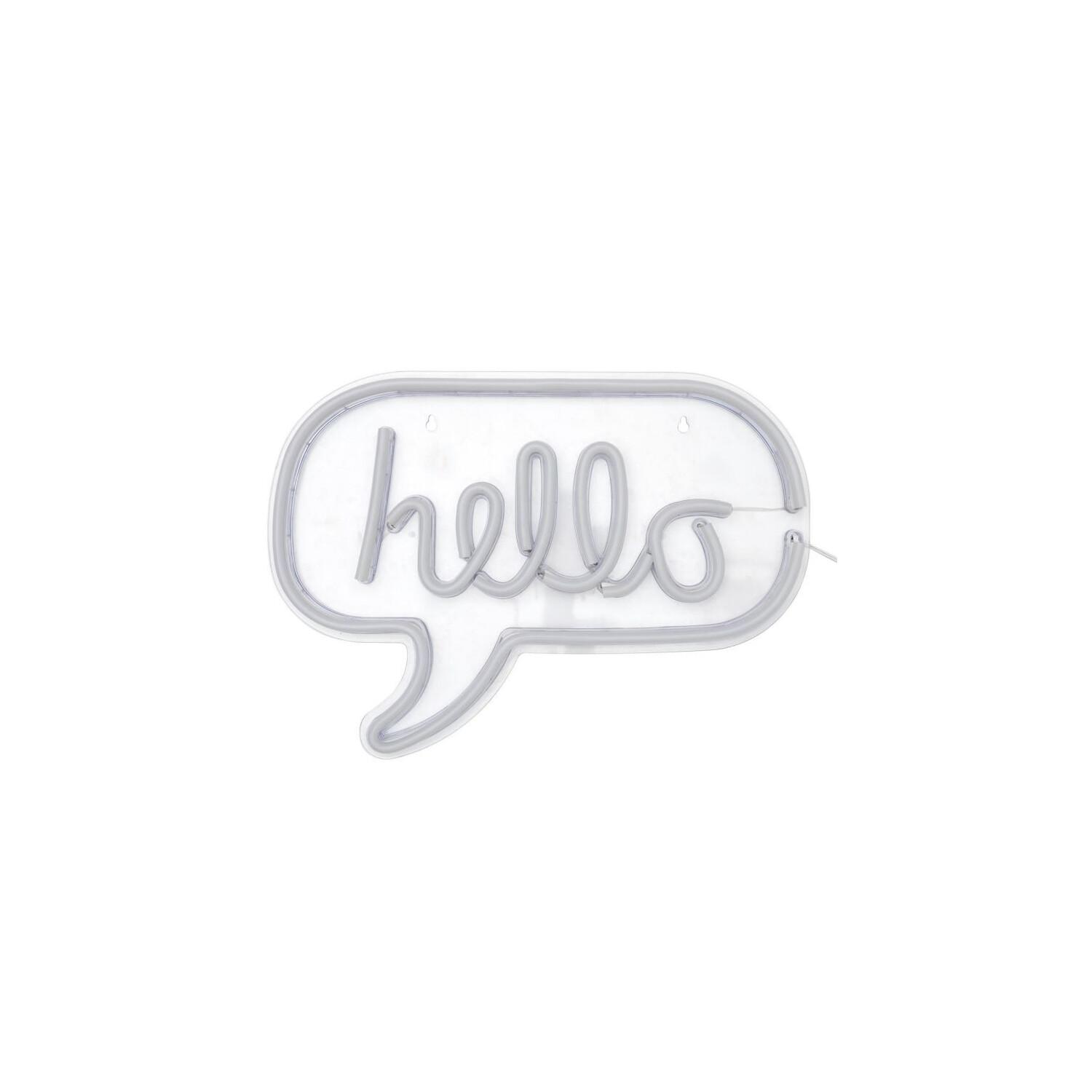 LAMPE HELLO ACRYLIQUE USB