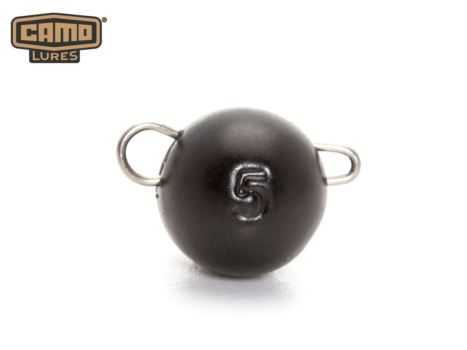 CAMO Tungsten Flexible Head - BLACK 10g (2 Stk.)