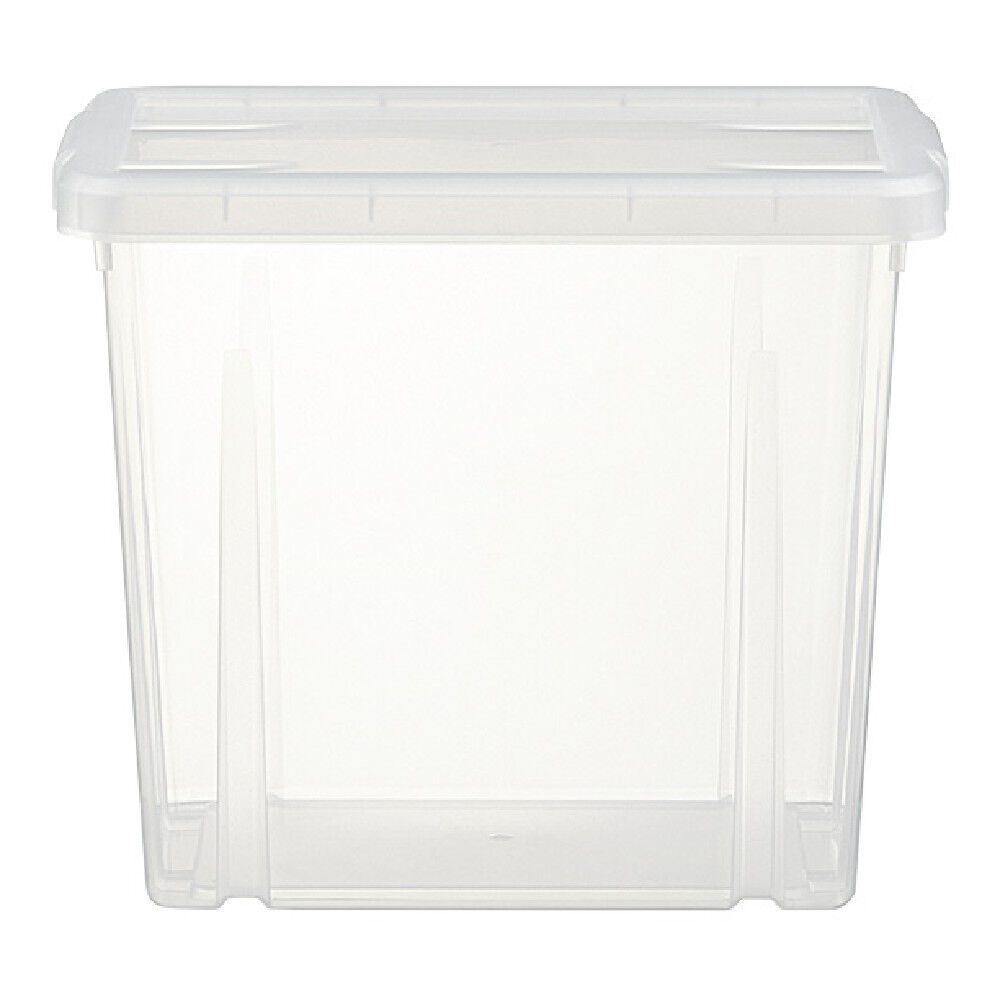 Boîte de rangement transparente avec couvercle 8,8L