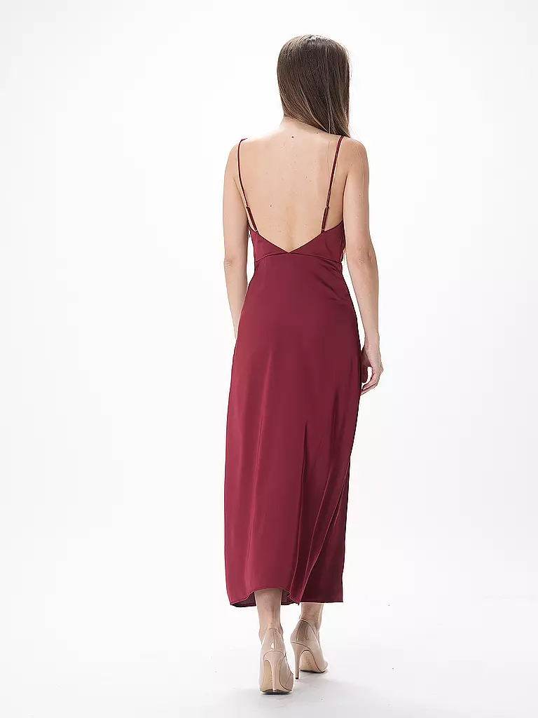 VILA Abendkleid VIRAVENNA dunkelrot