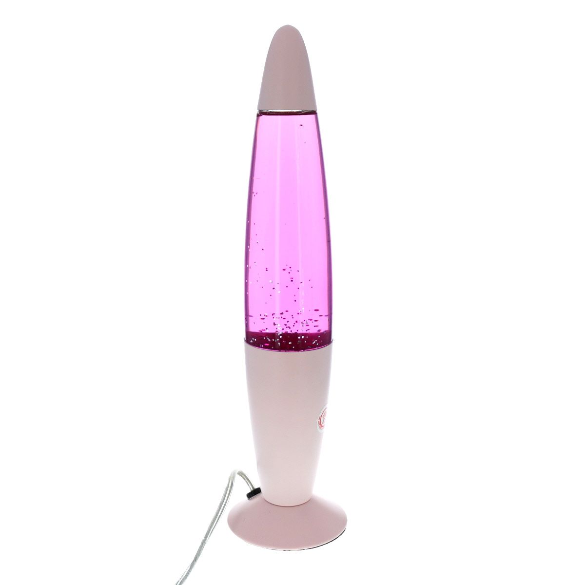 Lampe à lave paillettes rose Ma collection Vintage