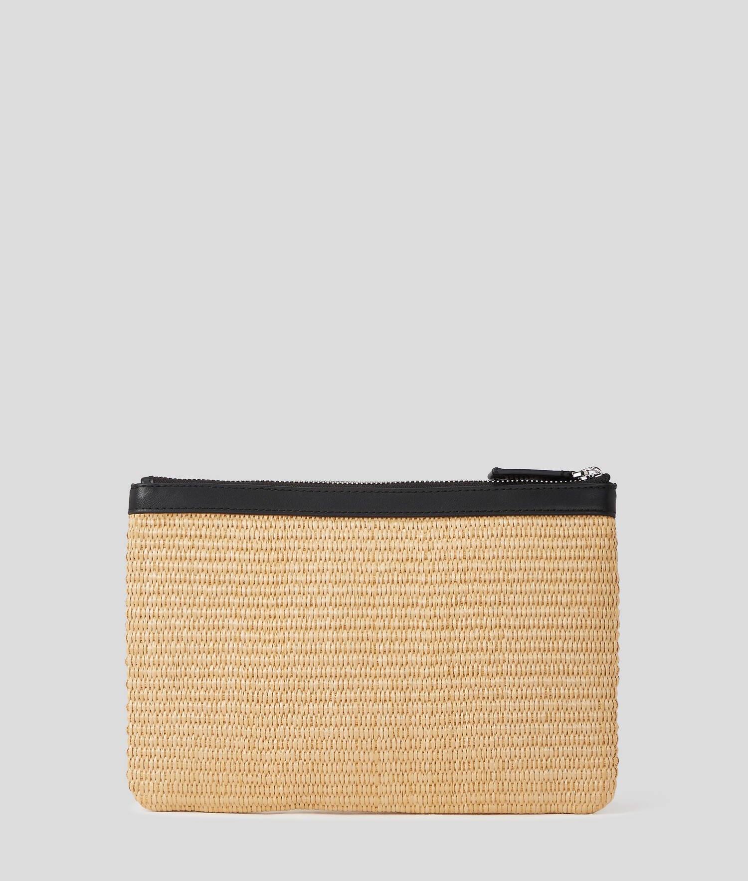 POCHETTE DE PLAGE FLORALE EN RAPHIA K/SIGNATURE - Naturel