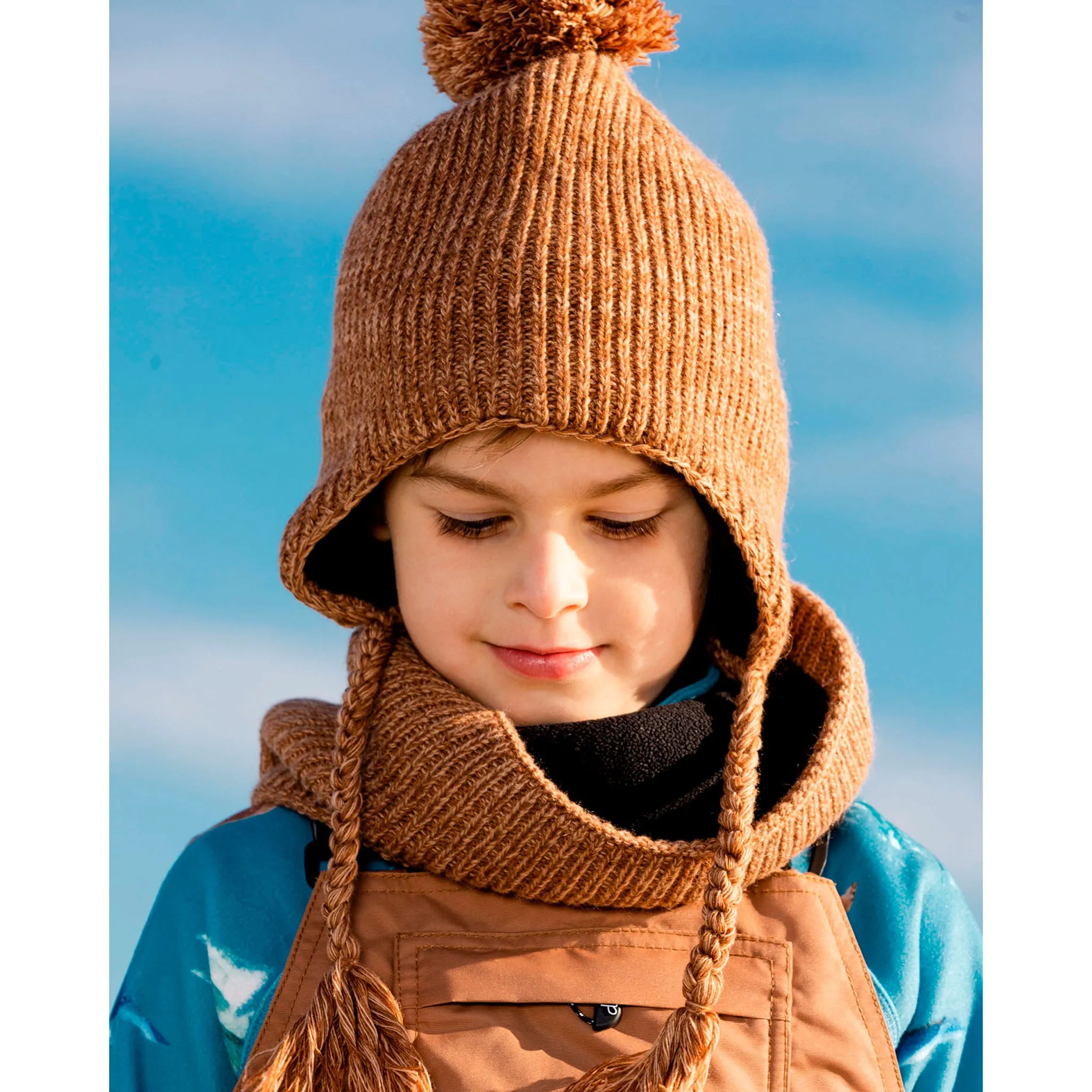 Deux par Deux Tuque Tricot Ocre 2-12ans