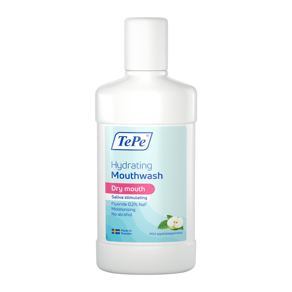 TePe Mondspoeling Hydraterend Appel/Pepermunt (500 ml)