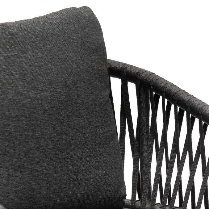 Lot de 2 fauteuils de jardin ORIENGO Anthracite & Graphite