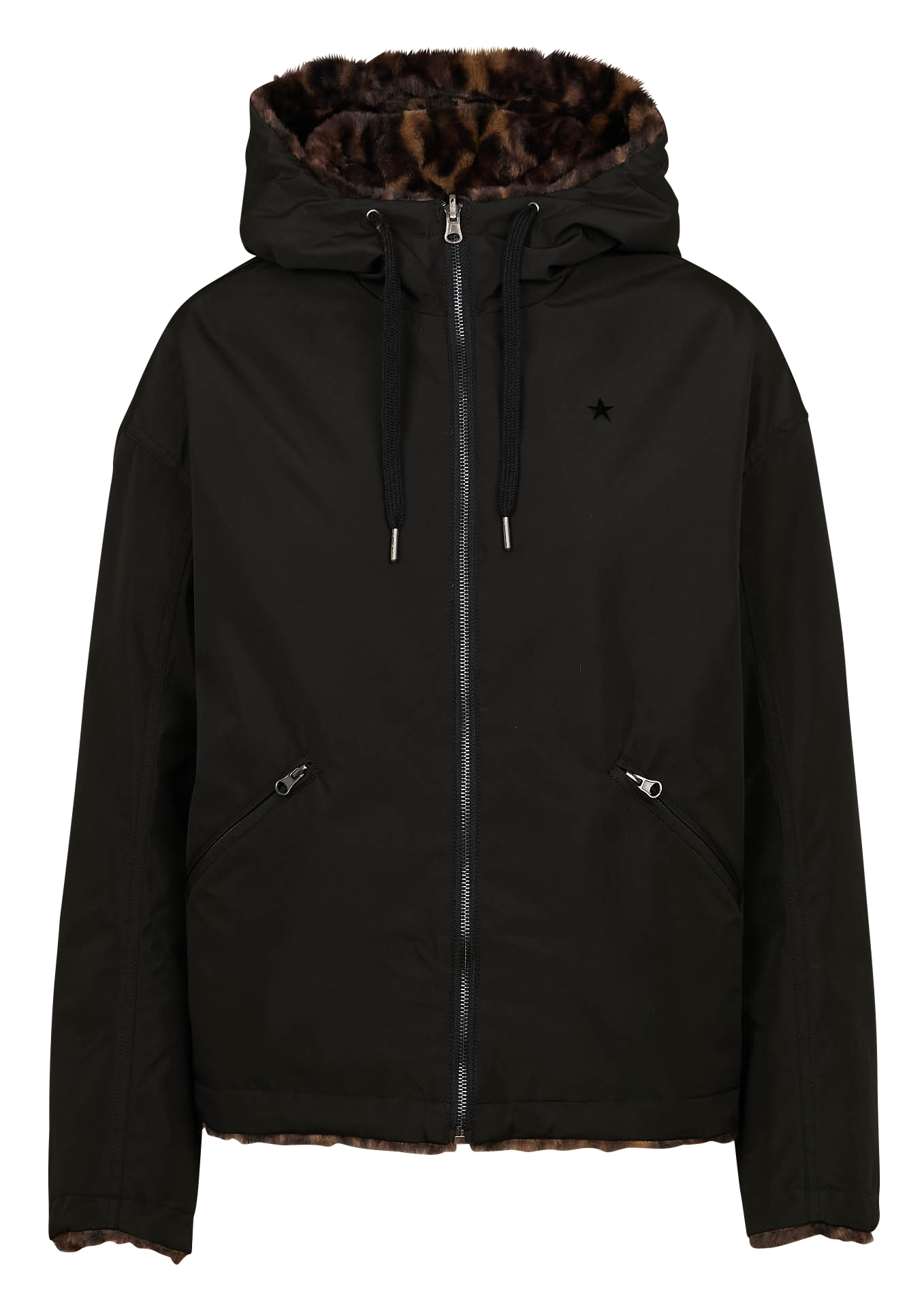 VITA - Parka réversible à capuche| Noir