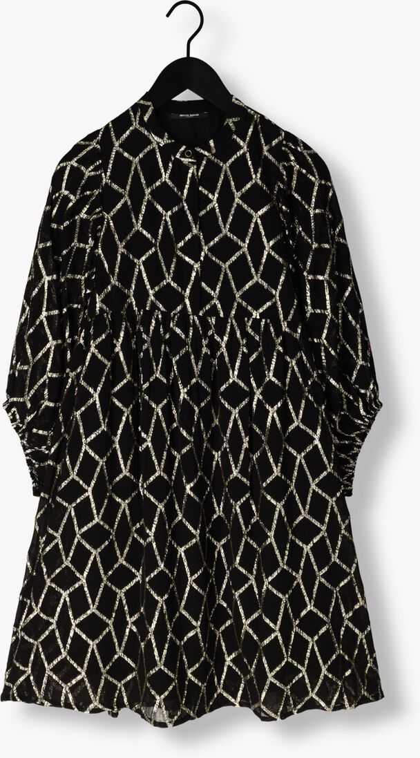 zwarte bruuns bazaar mini jurk scome sarina dress