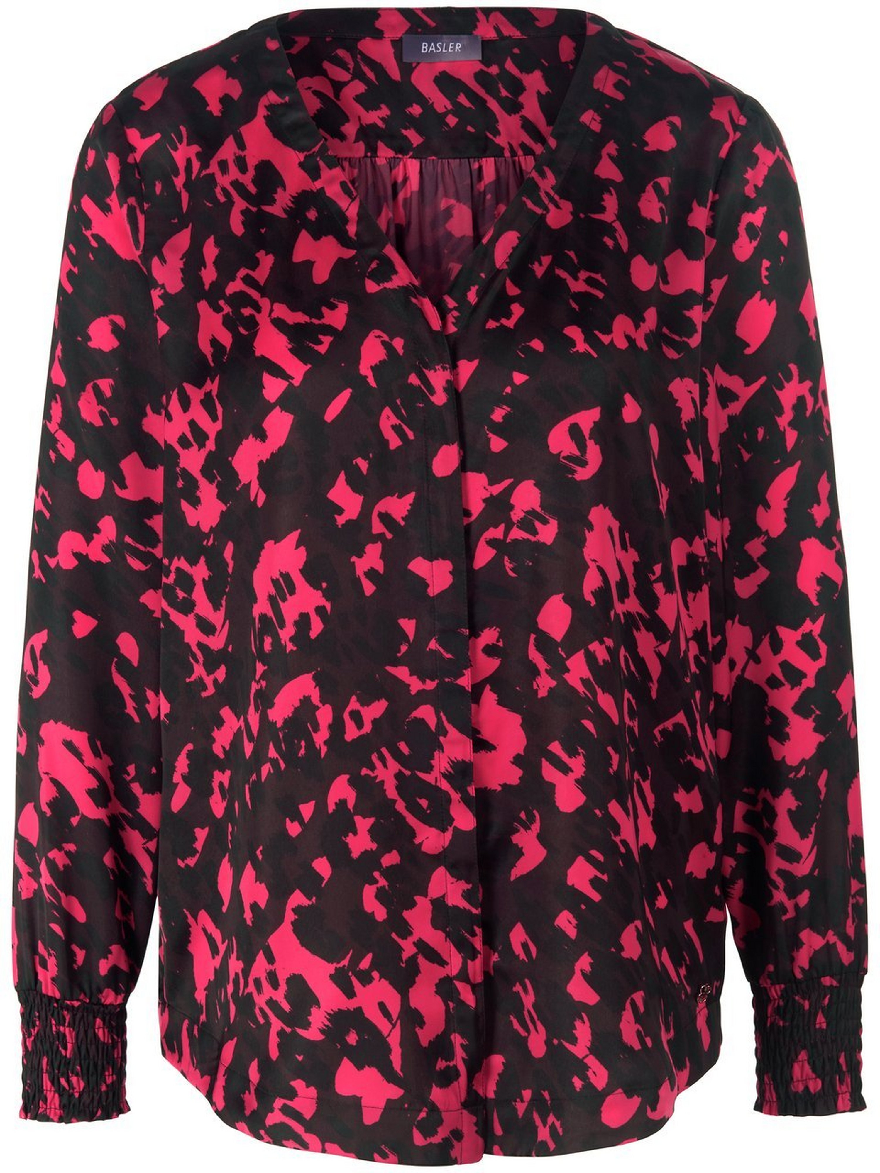 Bluse mit V-Ausschnitt