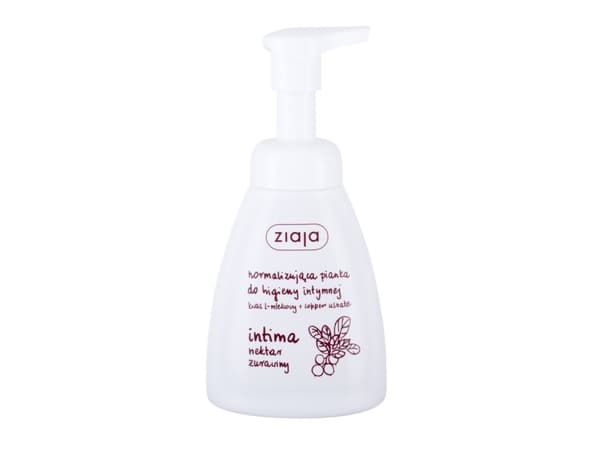 ZIAJA Intima normaliserende skum for intim hygiene Tranebærnektar 250ml