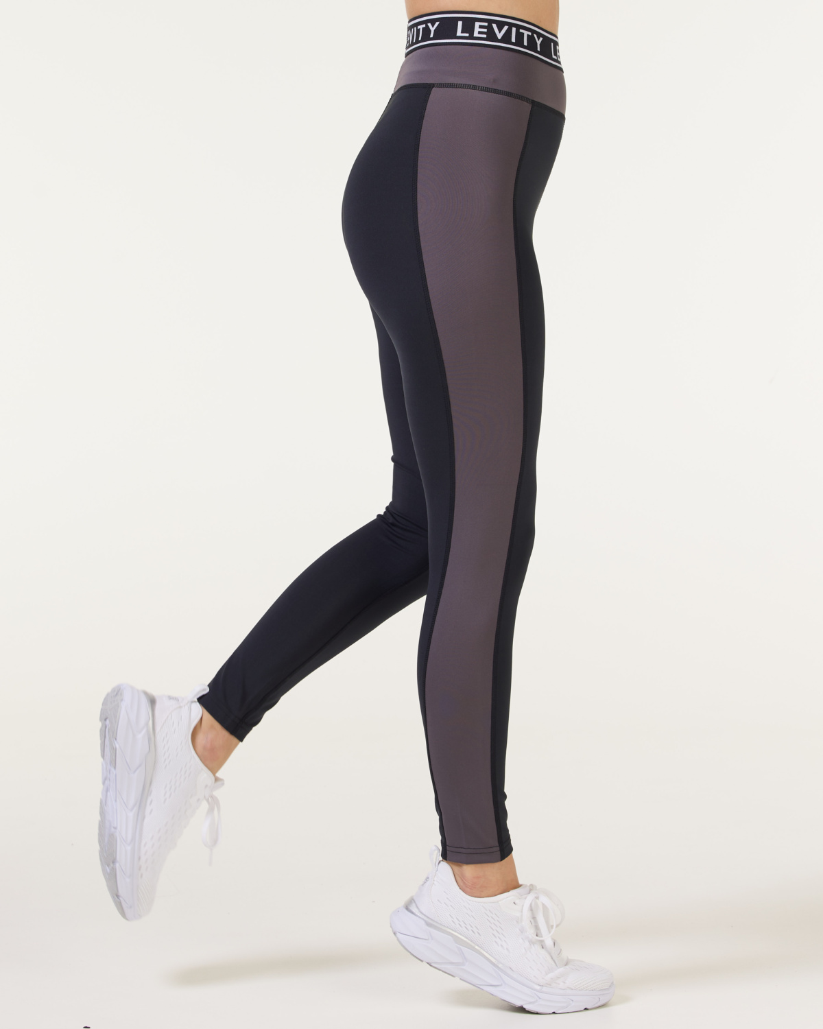 LEVITY Ultra Run Waistband Tights Black