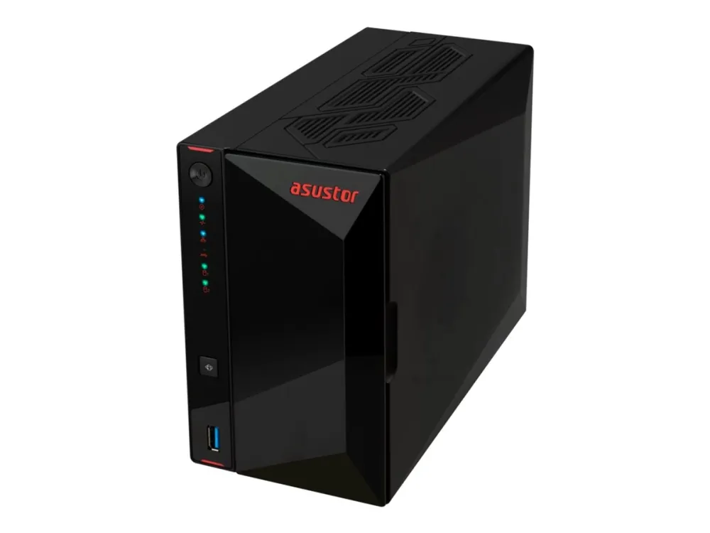 ASUSTOR Nimbustor 2 Gen 2 AS5402T - NAS-server - SATA 6Gb/s - RAID RAID 0, 1, 5, 6, 10, JBOD - RAM 4 GB - 2.5 Gigabit Ethernet - iSCSI support