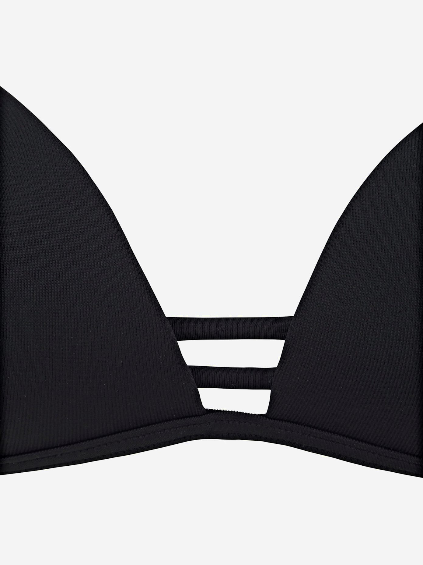 Bikini triangle rubans décoratifs sur le débardeur et le pantalon