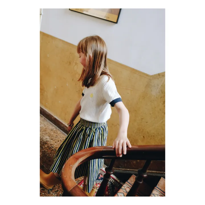 Holi & Love T-Shirt Rima Citron Coton Bio | Blanc