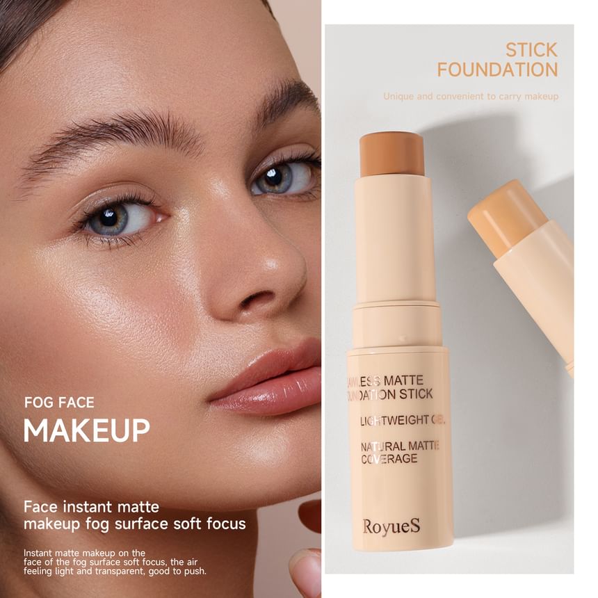 RoyueS - Flawless Matte Foundation Stick - 5 tinten