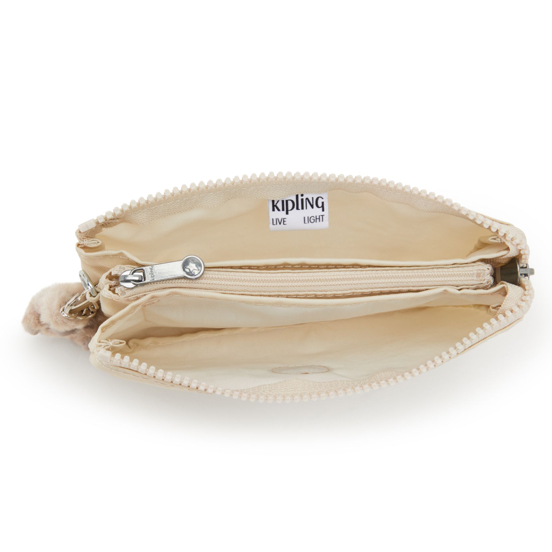 CREATIVITY L Grande Pochette - Beige Pearl