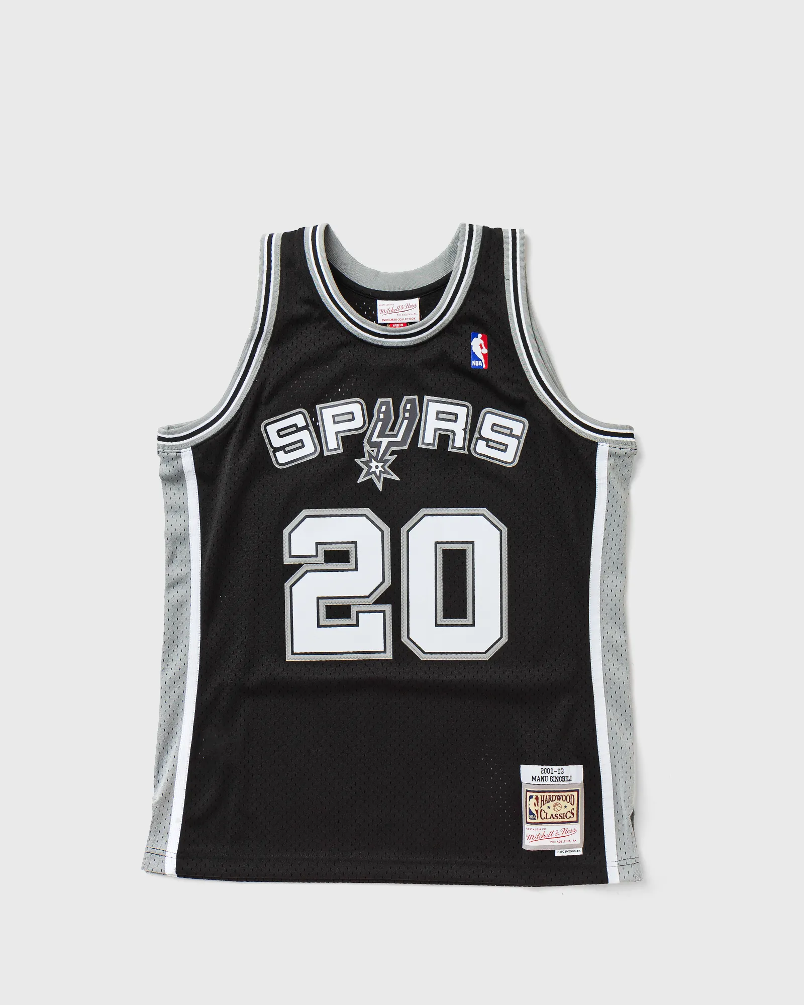 Mitchell & Ness NBA Swingman Jersey San Antonio Spurs 2002-03 Manu Ginobili #20