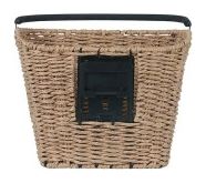 BASIL Panier À Vélo Bremen Rattan Look Kf 27 X 35 X 29 Cm - Seagrass