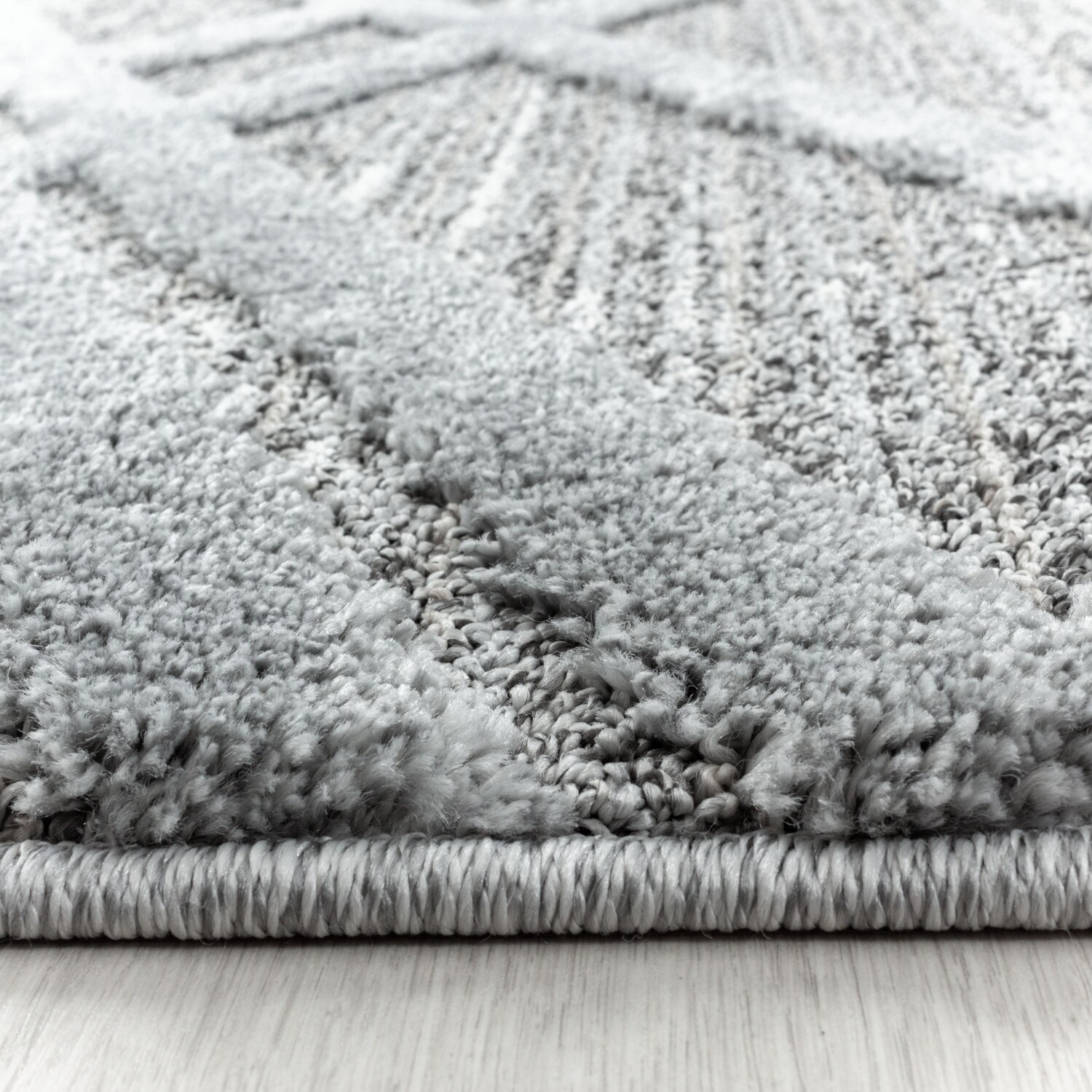 Modern Designer Elegante Teppich, Hoch-Tief Effekt 3D Boho Teppich, Pflegeleicht