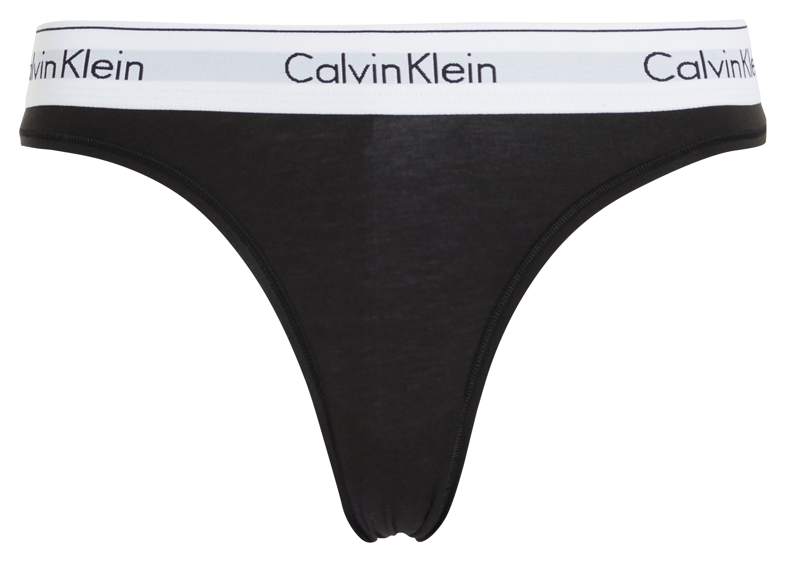 Slip brésilien en coton mélangé | Noir